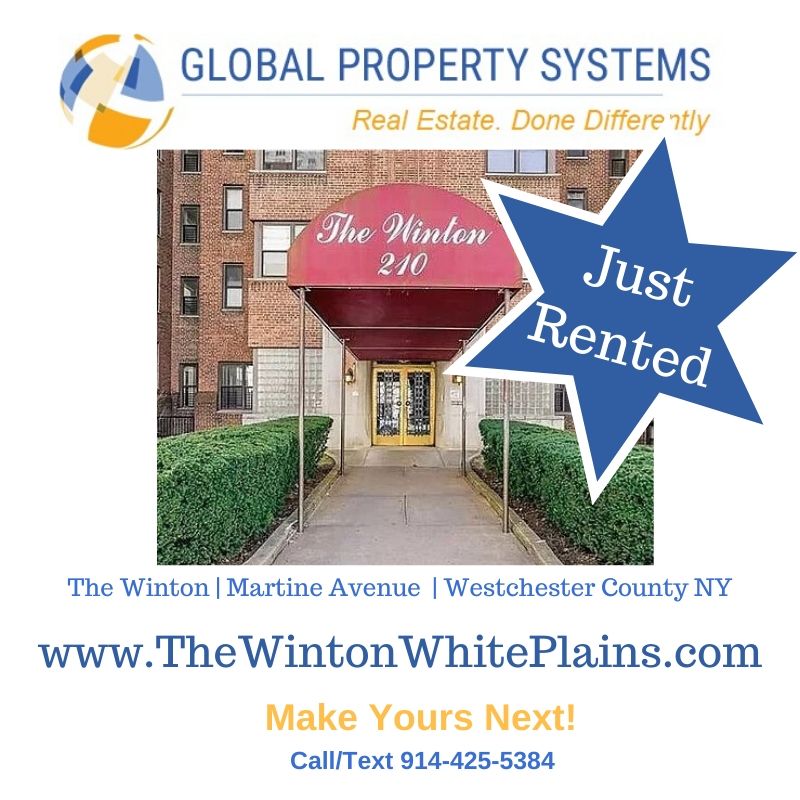 JUST RENTED |  210 Martine Avenue, 1E, White Plains, NY 10601 | NO MOVE IN FEES!!!
