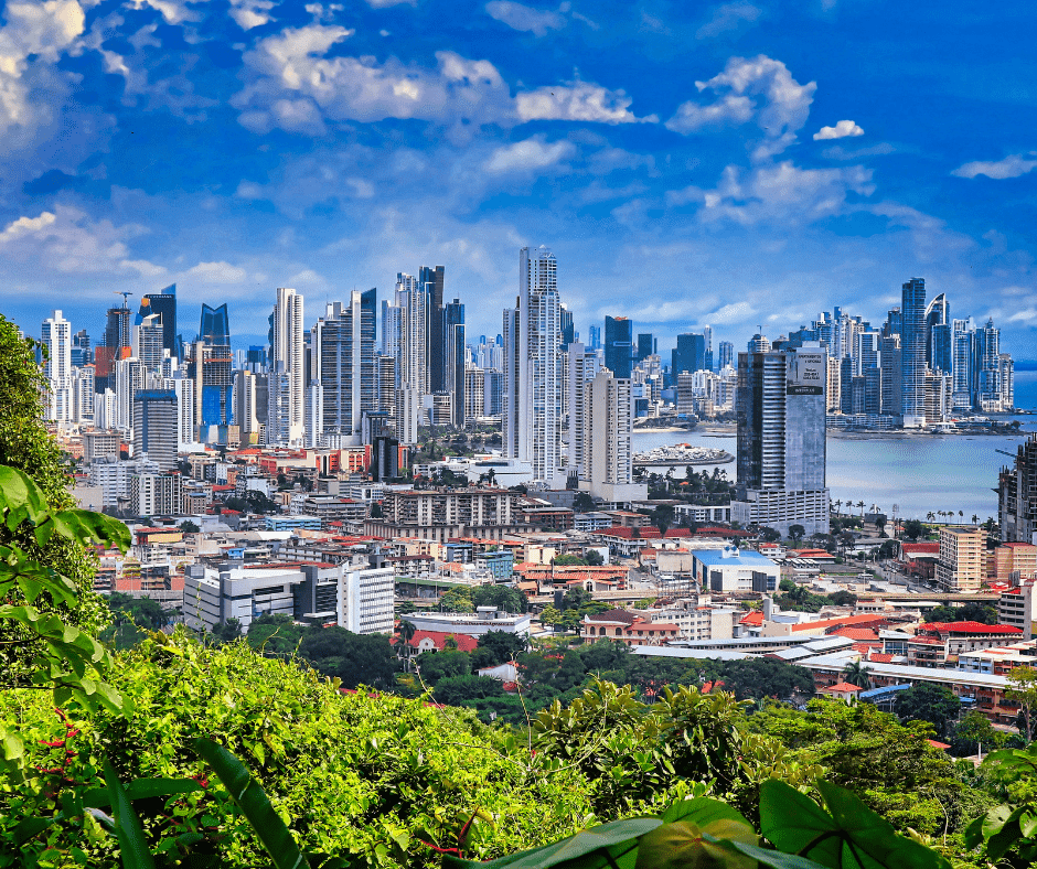 view of panama city