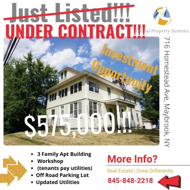 This one went to contract so fast, that we didn't even get a chance to tell you it had an Accepted Offer!!! LOL. 
Got a Multi-Family you are considering selling? We have CASH buyers looking for investments right now. Get in touch at the number in the photo or visit our link in bio.